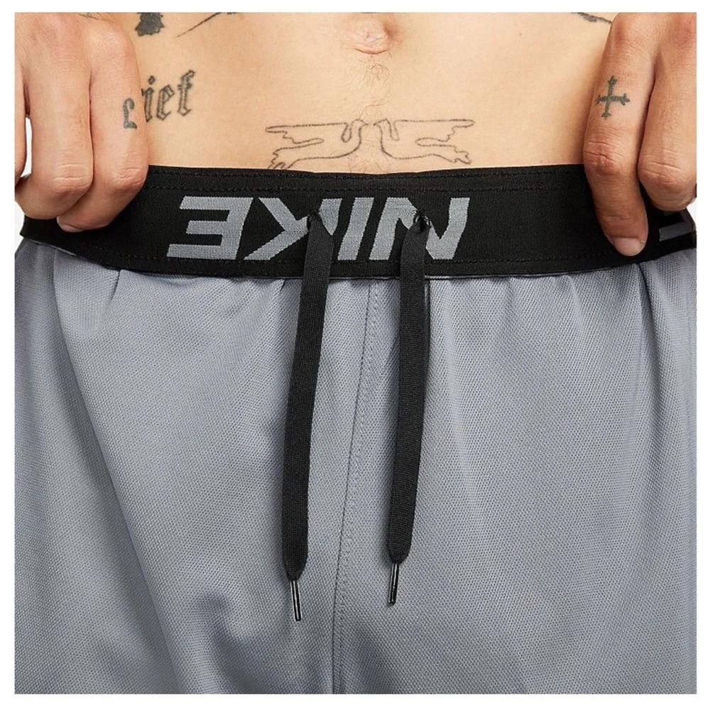 Nike Men's Dri-Fit grey Athletic Shorts - Picture 4 of 6
